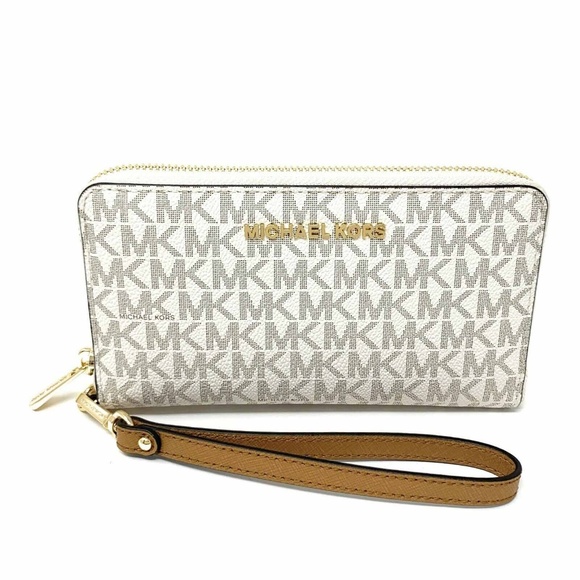 Michael Kors Jet Set Travel Large Wristlet Wallet - Picture 1 of 4